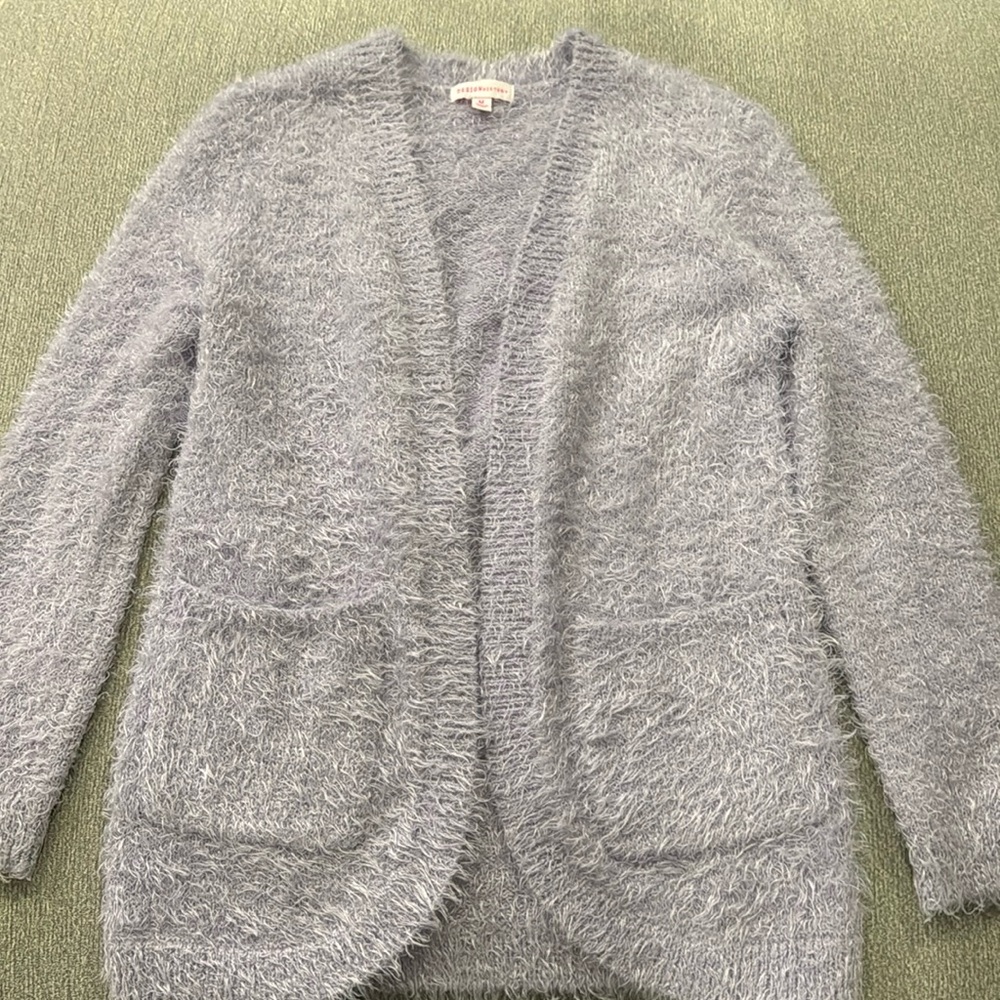 Stitch fix design history teea feather yarn cardigan